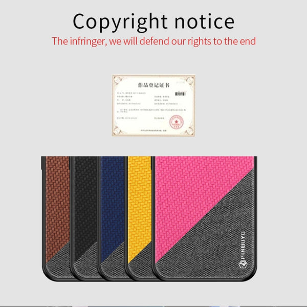 PINWUYO Rong Series  Shockproof PC + TPU+ Chemical Fiber Cloth Protective Cover, For Xiaomi 10 / 10pro, For Xiaomi  RedMi K30