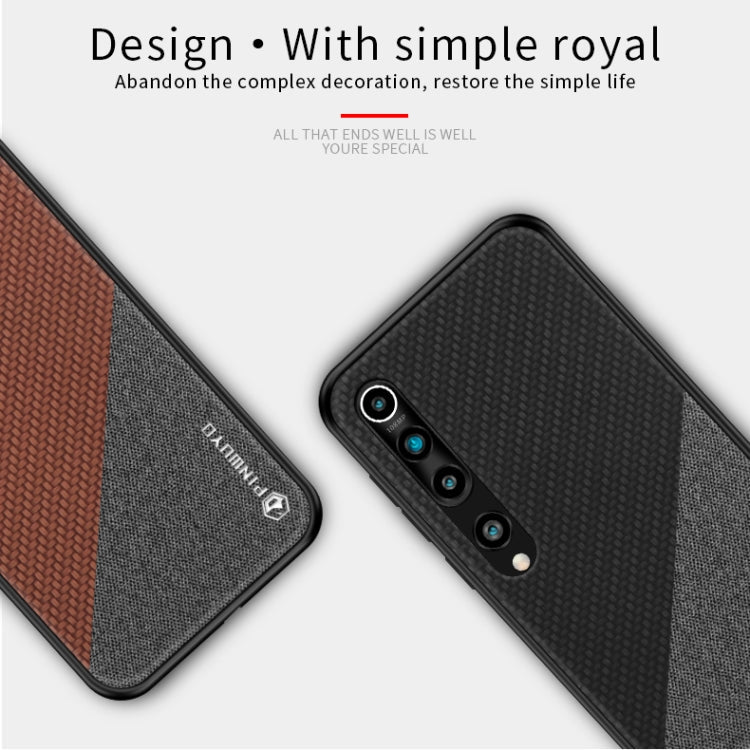 PINWUYO Rong Series  Shockproof PC + TPU+ Chemical Fiber Cloth Protective Cover, For Xiaomi 10 / 10pro, For Xiaomi  RedMi K30