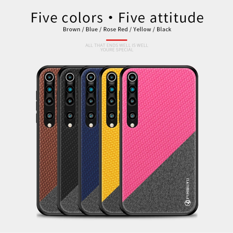 PINWUYO Rong Series  Shockproof PC + TPU+ Chemical Fiber Cloth Protective Cover, For Xiaomi 10 / 10pro, For Xiaomi  RedMi K30