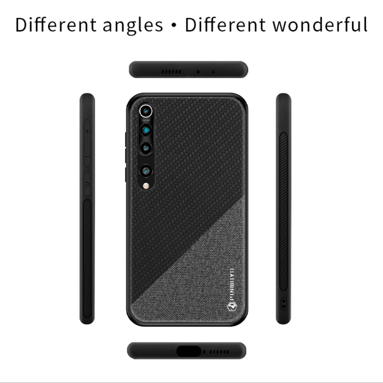 PINWUYO Rong Series  Shockproof PC + TPU+ Chemical Fiber Cloth Protective Cover, For Xiaomi 10 / 10pro, For Xiaomi  RedMi K30