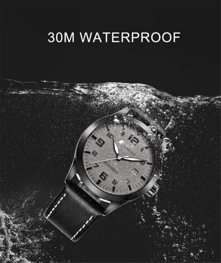 Ochstin 62028 Fashion Fully Automatic Mechanical Watch Waterproof Men  Leisure Mechanical Watch Calendar Leather Watch