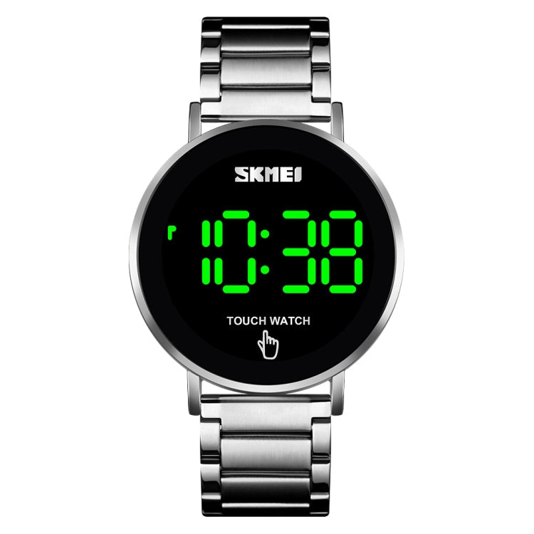 SKMEI 1550 Simple and Stylish LED Touch Screen Men  Watch Waterproof Stainless Steel With Electronic Watch