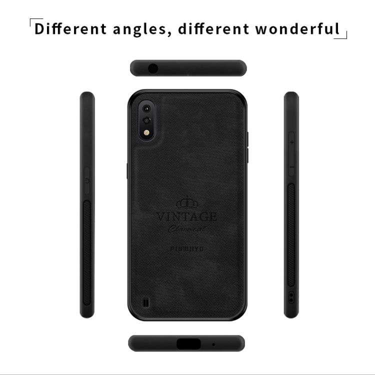 PINWUYO Zun Series PC + TPU + Skin Waterproof And Anti-fall All-inclusive Protective Shell, For Galaxy A01, For Galaxy A21, For Galaxy A41, For Galaxy A81