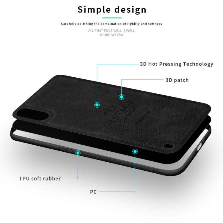 PINWUYO Zun Series PC + TPU + Skin Waterproof And Anti-fall All-inclusive Protective Shell, For Galaxy A01, For Galaxy A21, For Galaxy A41, For Galaxy A81