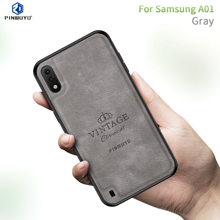 PINWUYO Zun Series PC + TPU + Skin Waterproof And Anti-fall All-inclusive Protective Shell, For Galaxy A01, For Galaxy A21, For Galaxy A41, For Galaxy A81