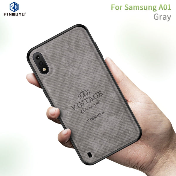 PINWUYO Zun Series PC + TPU + Skin Waterproof And Anti-fall All-inclusive Protective Shell, For Galaxy A01, For Galaxy A21, For Galaxy A41, For Galaxy A81