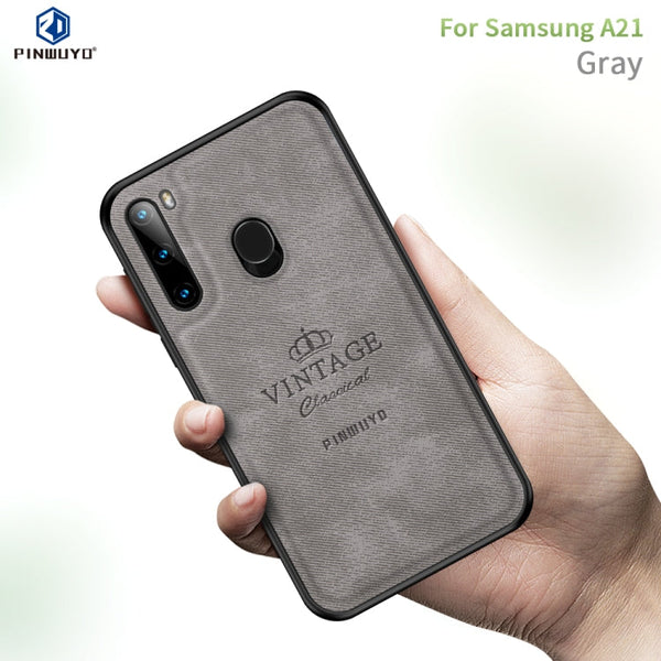 PINWUYO Zun Series PC + TPU + Skin Waterproof And Anti-fall All-inclusive Protective Shell, For Galaxy A01, For Galaxy A21, For Galaxy A41, For Galaxy A81