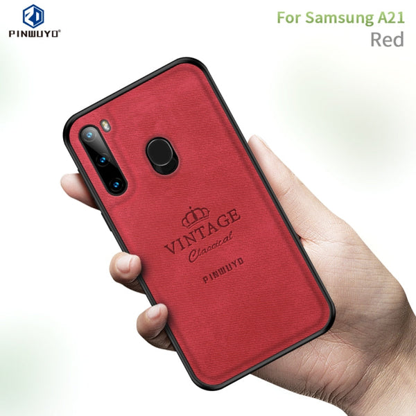 PINWUYO Zun Series PC + TPU + Skin Waterproof And Anti-fall All-inclusive Protective Shell, For Galaxy A01, For Galaxy A21, For Galaxy A41, For Galaxy A81