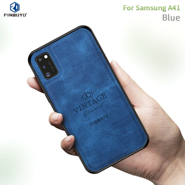 PINWUYO Zun Series PC + TPU + Skin Waterproof And Anti-fall All-inclusive Protective Shell, For Galaxy A01, For Galaxy A21, For Galaxy A41, For Galaxy A81