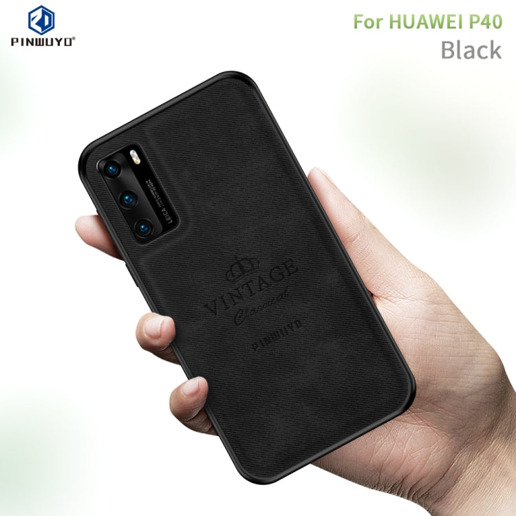 PINWUYO Zun Series PC + TPU + Skin Waterproof And Anti-fall All-inclusive Protective Shell, For Huawei P40, For Huawei P40 pro / P40pro+, For Huawei Y7P/P40Lite E/Honor9C, For OPPO Realme 6 Pro