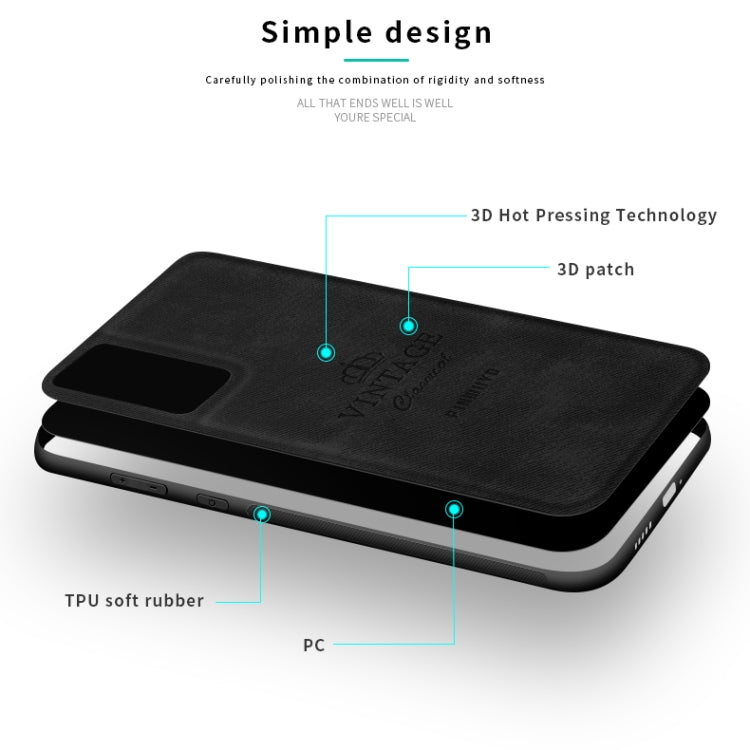 PINWUYO Zun Series PC + TPU + Skin Waterproof And Anti-fall All-inclusive Protective Shell, For Huawei P40, For Huawei P40 pro / P40pro+, For Huawei Y7P/P40Lite E/Honor9C, For OPPO Realme 6 Pro