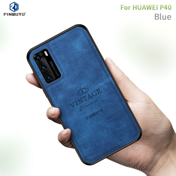 PINWUYO Zun Series PC + TPU + Skin Waterproof And Anti-fall All-inclusive Protective Shell, For Huawei P40, For Huawei P40 pro / P40pro+, For Huawei Y7P/P40Lite E/Honor9C, For OPPO Realme 6 Pro