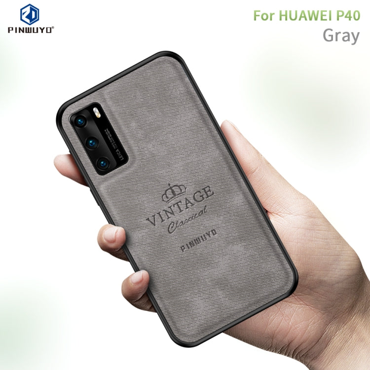 PINWUYO Zun Series PC + TPU + Skin Waterproof And Anti-fall All-inclusive Protective Shell, For Huawei P40, For Huawei P40 pro / P40pro+, For Huawei Y7P/P40Lite E/Honor9C, For OPPO Realme 6 Pro