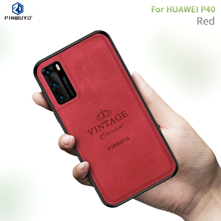 PINWUYO Zun Series PC + TPU + Skin Waterproof And Anti-fall All-inclusive Protective Shell, For Huawei P40, For Huawei P40 pro / P40pro+, For Huawei Y7P/P40Lite E/Honor9C, For OPPO Realme 6 Pro