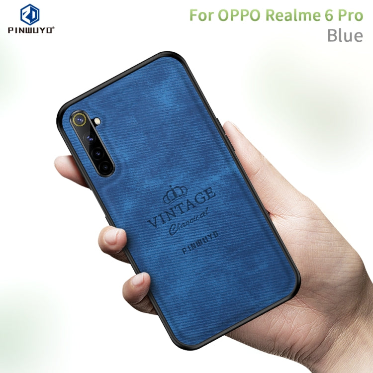 PINWUYO Zun Series PC + TPU + Skin Waterproof And Anti-fall All-inclusive Protective Shell, For Huawei P40, For Huawei P40 pro / P40pro+, For Huawei Y7P/P40Lite E/Honor9C, For OPPO Realme 6 Pro