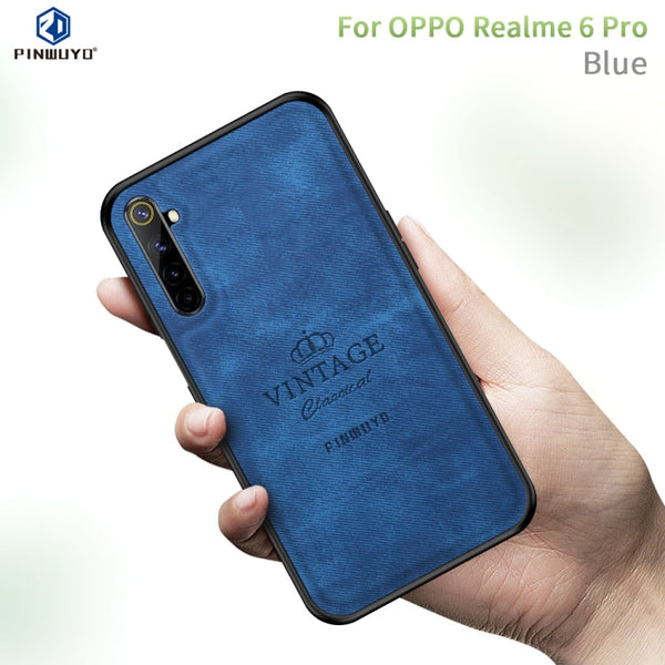 PINWUYO Zun Series PC + TPU + Skin Waterproof And Anti-fall All-inclusive Protective Shell, For Huawei P40, For Huawei P40 pro / P40pro+, For Huawei Y7P/P40Lite E/Honor9C, For OPPO Realme 6 Pro