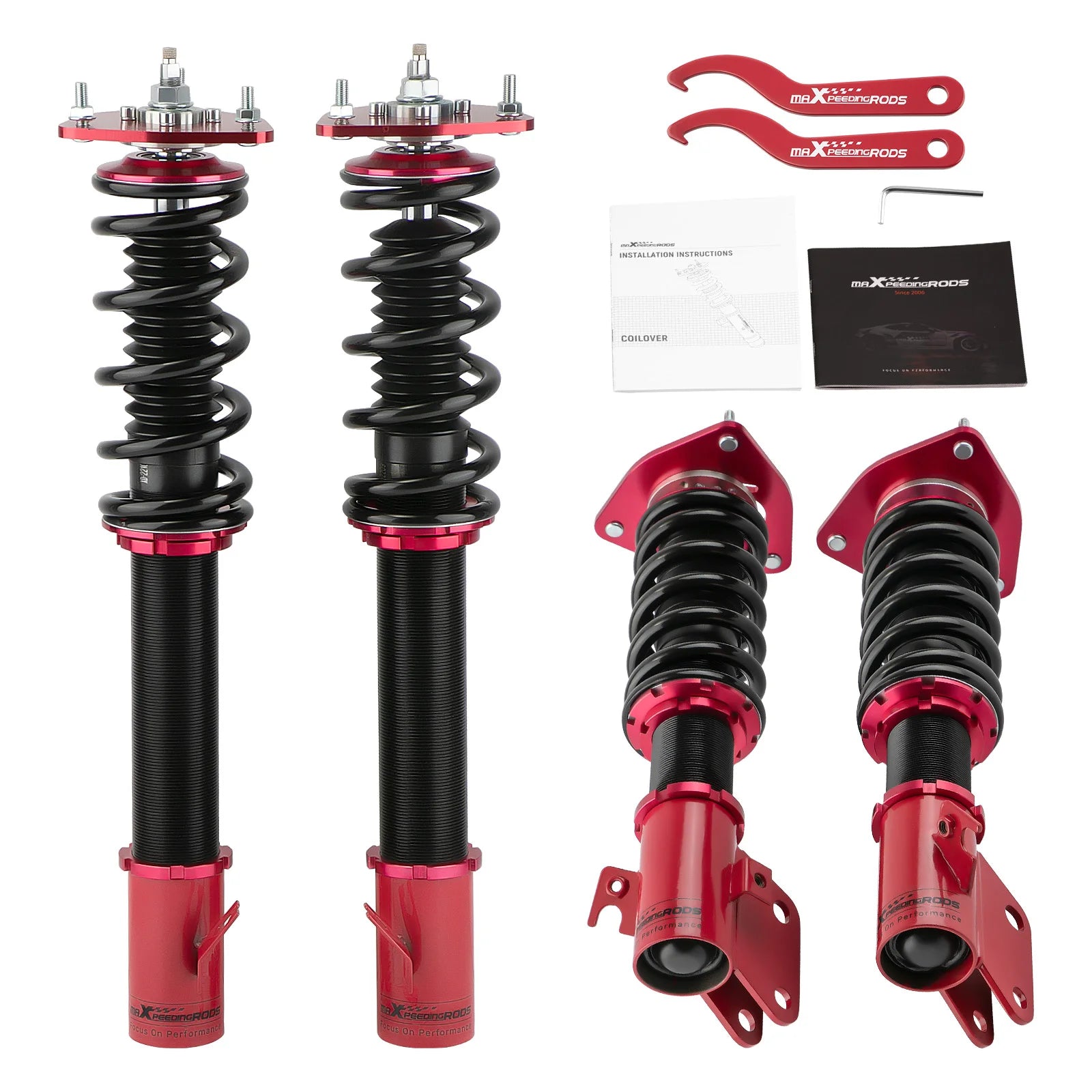 24 Way Coilovers Shocks Springs Kit for Subaru Impreza WRX 02-07 Forester 03-08