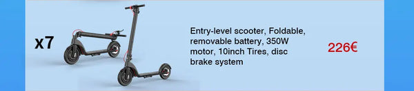 HX X10 Dual Motor Powerful Electric Scooter 2000W Off-road Adult 48V 18.2AH Electric Kick Scooter Foldable 11.0 Inch E Scooter