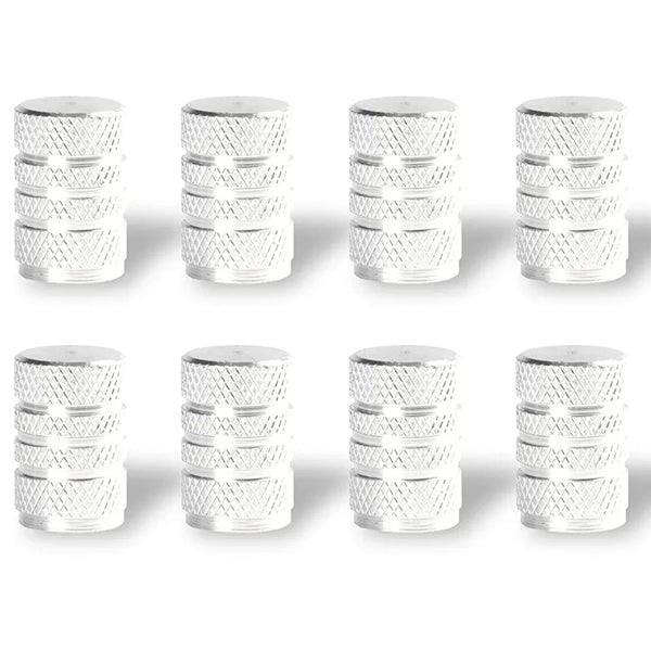 8Pc Tire Valve Caps Tyre Rim Stem Cover Dust Proof Auto Wheel Cap Aluminum Alloy Nipple Caps for Cars and Motorcycles Bikes