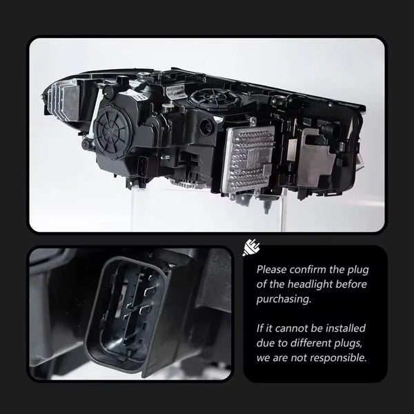 Car For BMW 5 Series G30 G38 Headlights 2018-2020 Upgrade Modified to New DRL Dynamic Turn Signal LED Headlight Auto Accessories