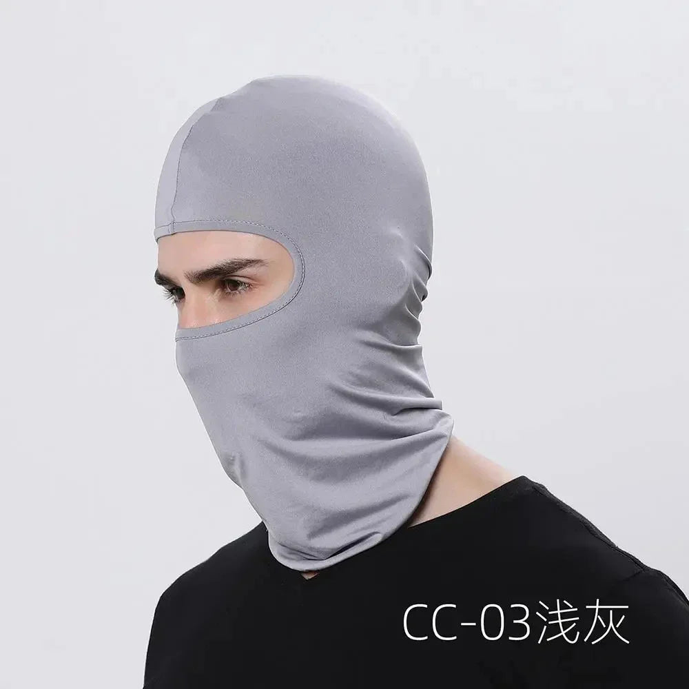 Balaclava Motorcycle Face Mask Moto Helmet Bandana Hood Ski Neck Full Face Mask Windproof Dustproof Face Shield Men's Biker Mask