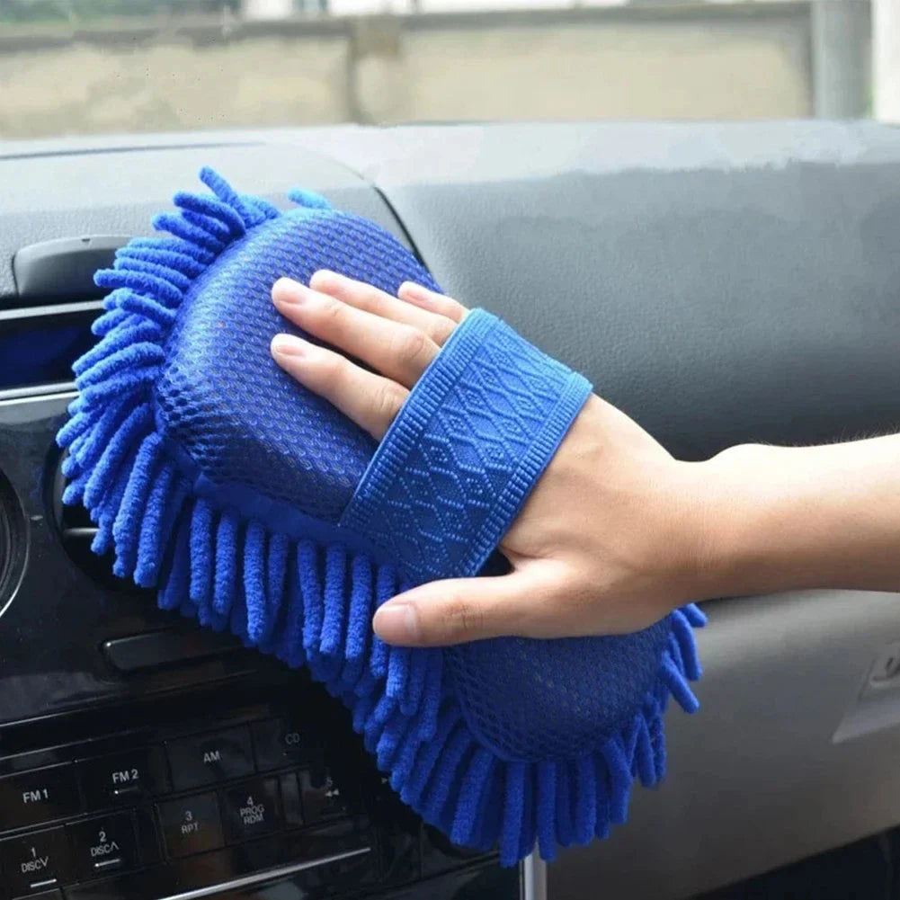 Ultra Fine Fiber Car Wash Machine Sponge Brush Cleaning Car Care Details Brush Washing Towels Car Gloves Styling Accessories