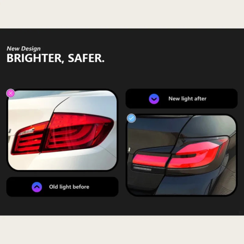 Car Lights for BMW F10 LED Tail Light 2010-2016 F18 Rear Lamp 520i 525i 528i 530i 535i 540I DRL Brake Reverse Automotive