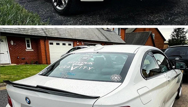 MP M4 PSM Style Rear Bumper Spoiler Lip for BMW 2 Series F22 F23 F87 2014-2021 Roof Trunk Wing Tail Top Wing Rear Wing