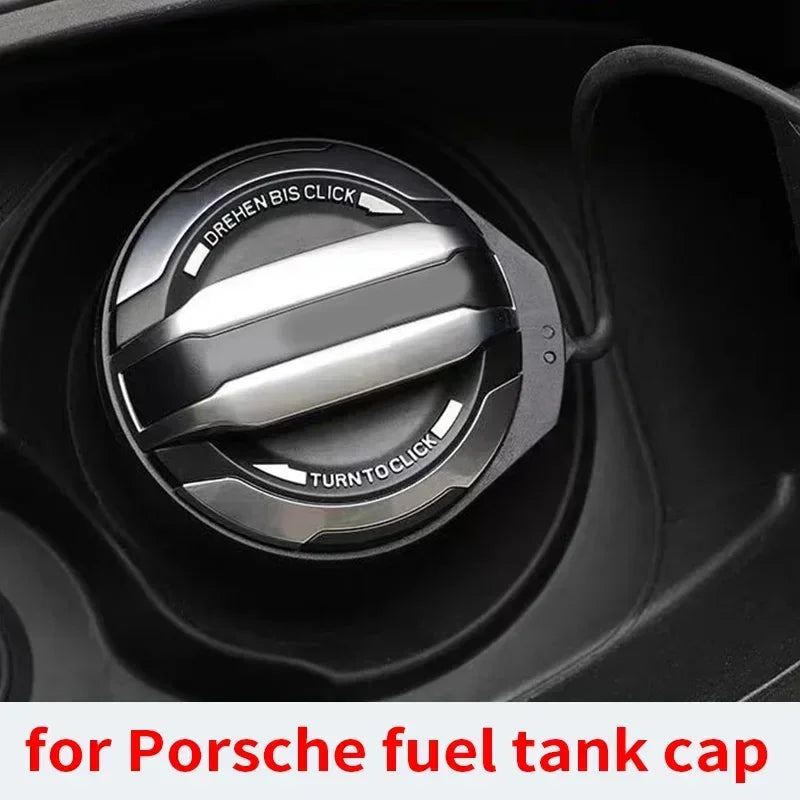 For Porsche Fuel Tank Cap Macan Cayenne Panamera 911/718 Aluminum Alloy Fuel Tank Cap Filler