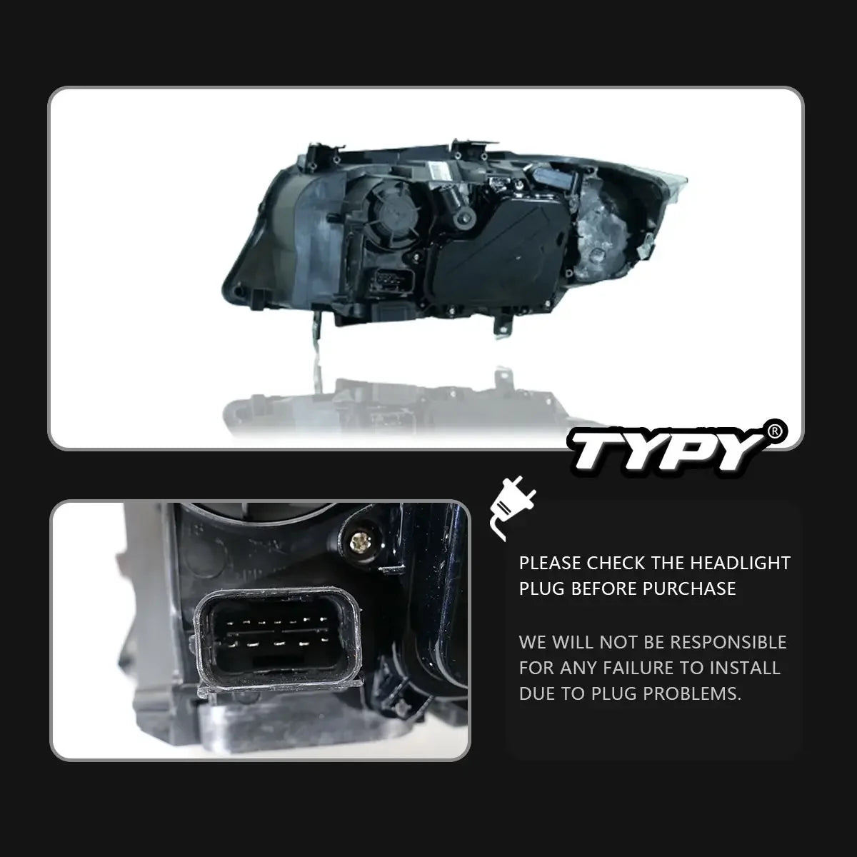 TYPY Car For BMW 3 Series E90 Headlight 2005-2012 Upgrade Modified to New DRL Dynamic Turn Signal LED Headlight Auto Accessories