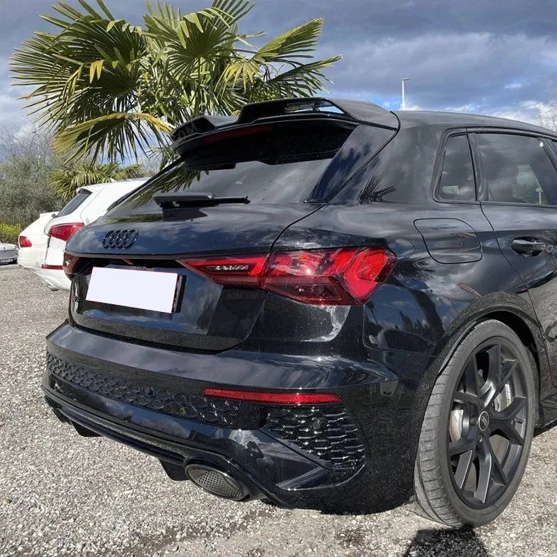 For Audi A3 S3 RS3 8Y Sportback 2021-2024 Car Rear Trunk Boot Roof Lip Lid Spoiler Cap Rear Trunk Spoiler Wing body kit Tuning