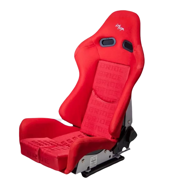 JBR1020 JIABEIR Hot Selling Racing Seat Universal Red/Blue Fabric Cloth Carbon Fiber Reclinable Double