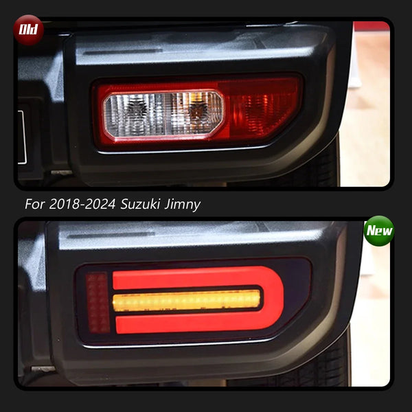 TYPY Dynamic Turn Signal Tail Lamp Automotive Accessories Upgrade Modified New LED For Suzuki Jimny 2018-2024 Taillights