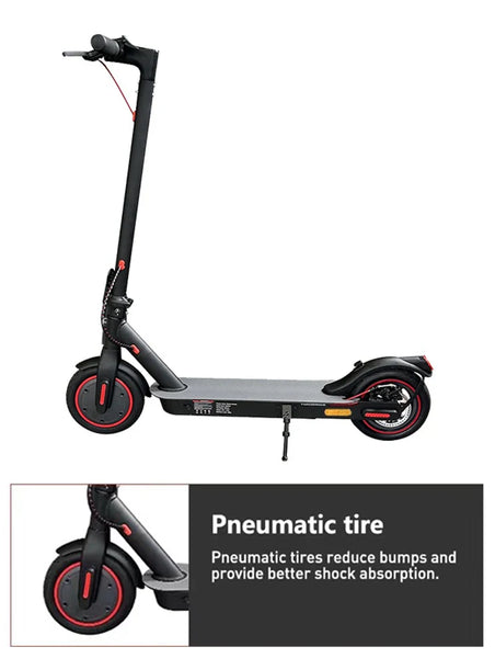 30KM Electric Scooter Adult 350W Foldable Electric Scooter 8.5 Inch Tire 36V/10.5ah E-scooter Dual Brake System Waterproof E9pro