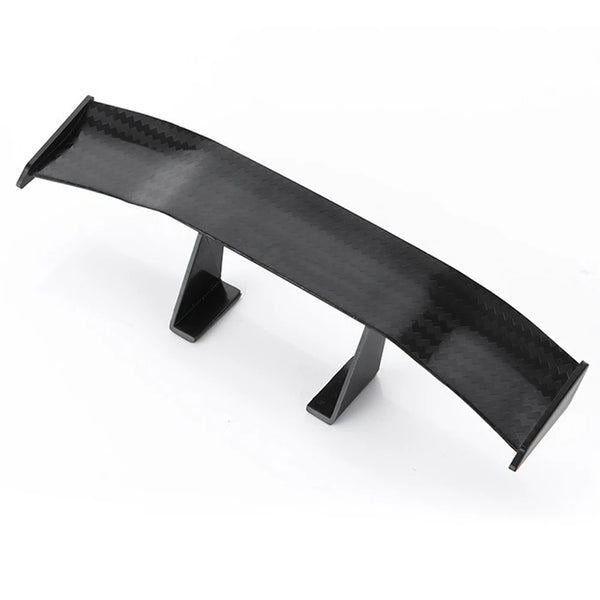 Universal Mini Spoiler 3D Rear Trunk Wing Boot Lip Spoiler Stickers Car Exterior Funny Accessories Decoration Carbon Fiber Look