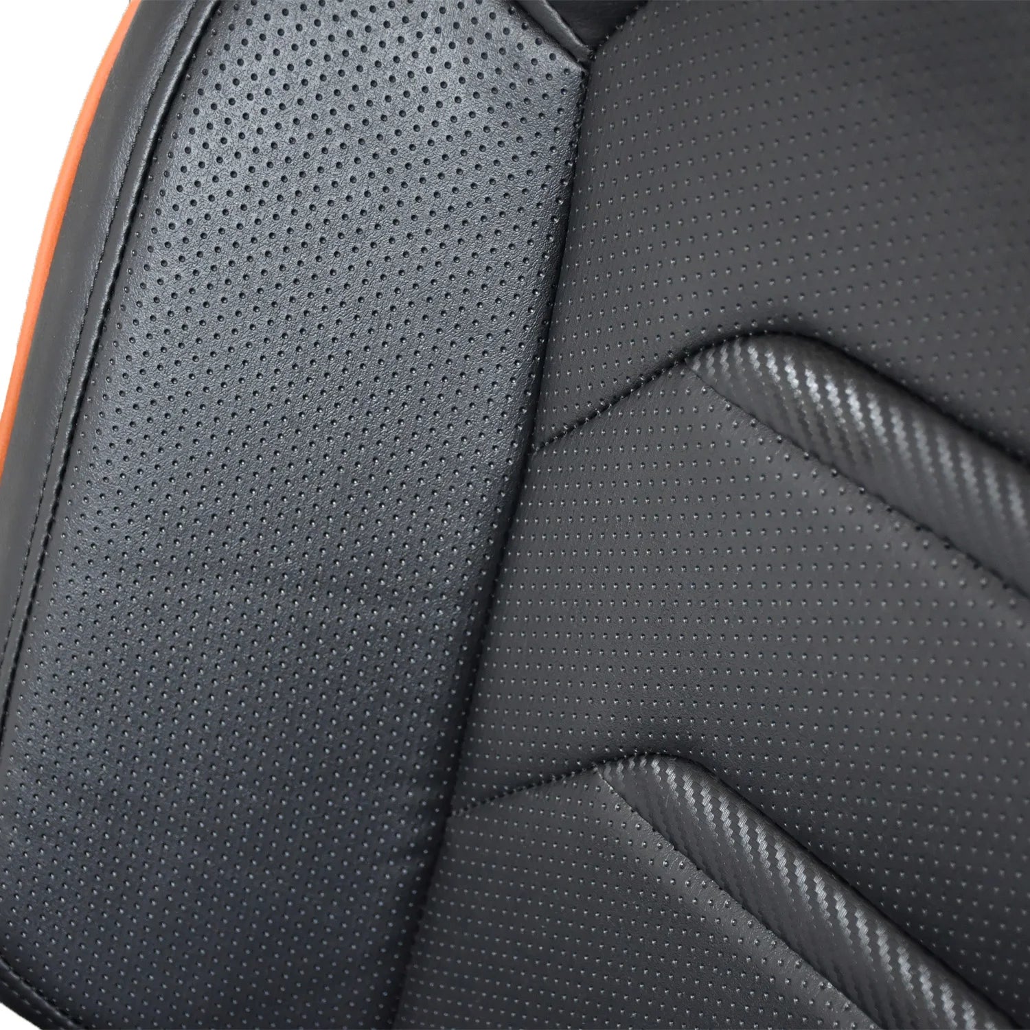 Tiypeor Double Slide Modified Car PVC Leather Race Seats Reclining Universal Racing Seat