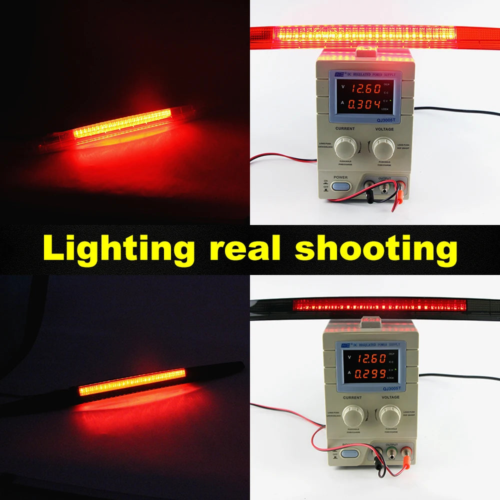 For 1996-2004  Boxster 986 Smoked RED LED Third Brake Light High Mount Stop Lamp OEM:98663105000