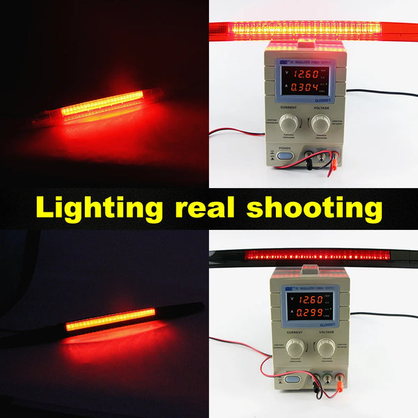 For 1996-2004  Boxster 986 Smoked RED LED Third Brake Light High Mount Stop Lamp OEM:98663105000