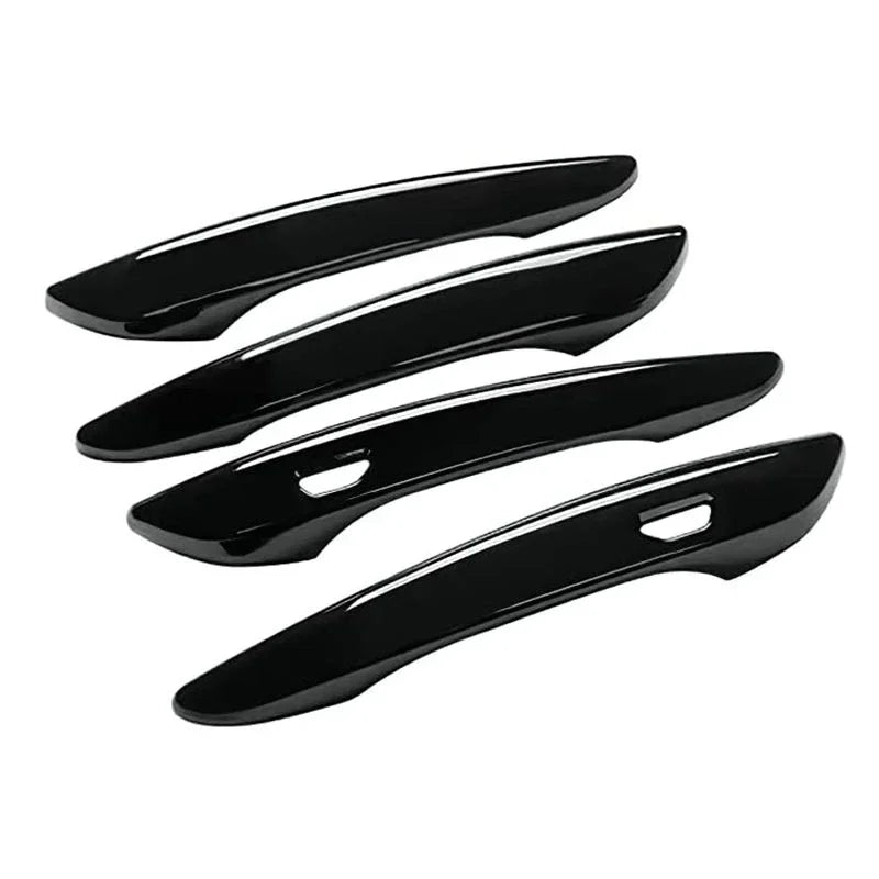 Chrome Door Handle Cover| ABS Carbon Fiber Set Sticker Styling