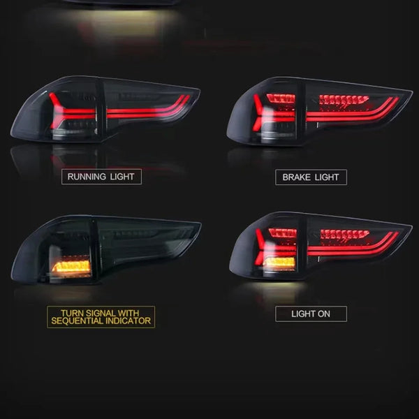 Tail Light For 2011-2015 Mitsubishi Montero Sport Pajero LED Rear Tail Lamp Brake Lights Rear Lamps Assembly Taillamp