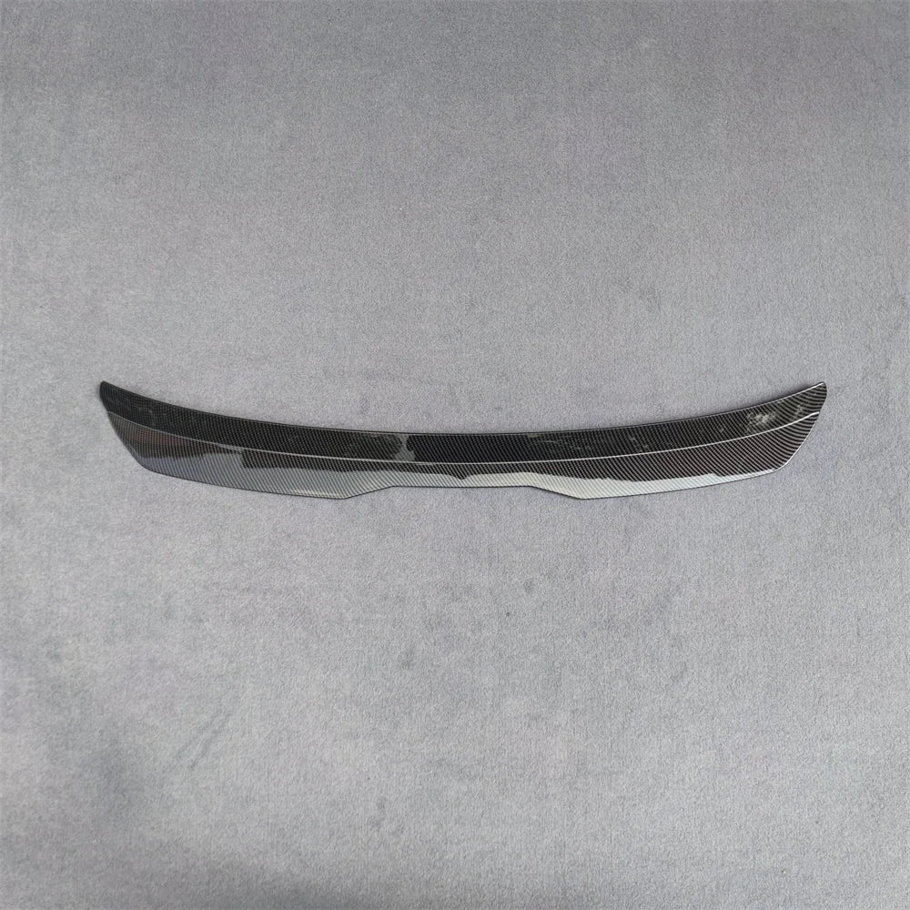 ABS Glossy Black Carbon Lip Spoiler For Seat LEON MK3 FR 2012-2020 5Doors Hatchback Universal Car Tail Wing Decoration
