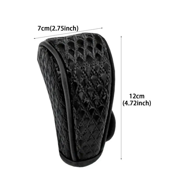 Car Shift Handle Cover Leather Non-slip Wear-resistant Car Automatic Gear Sheath Car Decoration