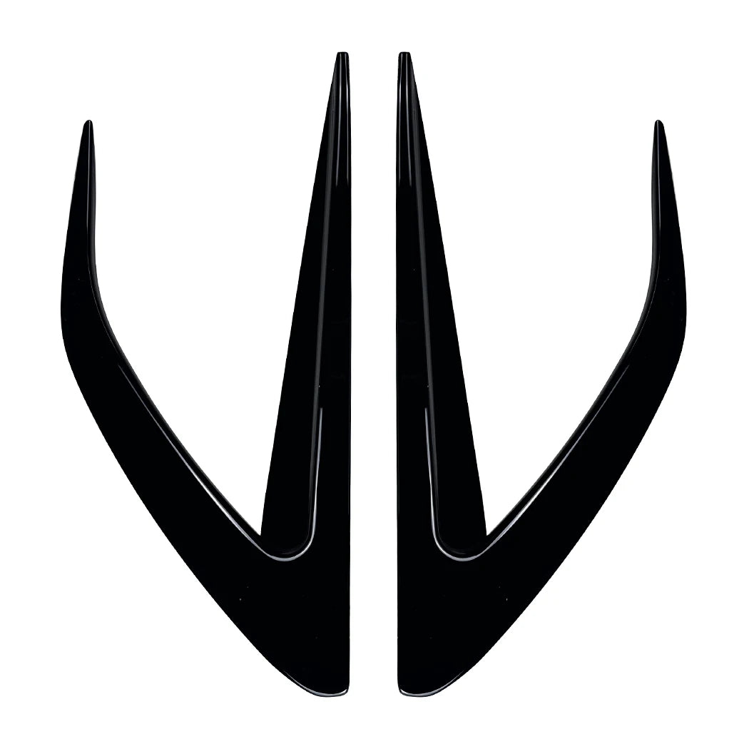 Front Side Rear Bumper Cover Wind Knife ABS Glossy Fog Lamp Trim Blade Trim Light For Mazda MX-5 Miata ND 2016+ Car Accessories