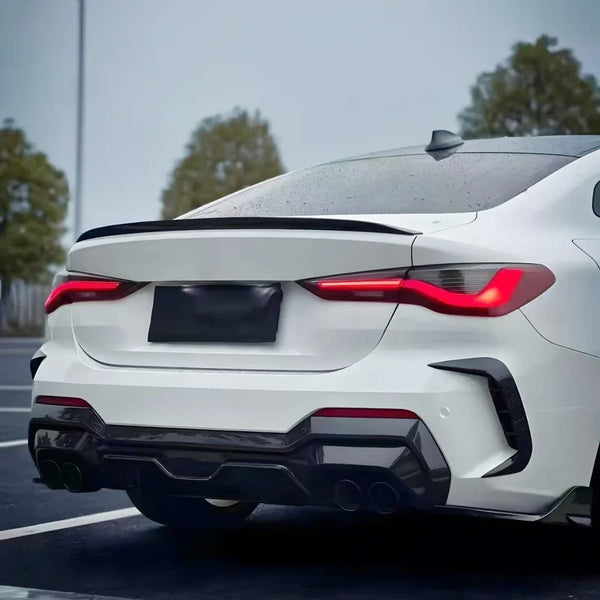 1 Pcs Car ABS Universal 1.2M BlackSpoiler  Accessory Car Spoiler Soft Auto Rear Roof Trunk Spoiler Rear Wing Lip Trim Sticker