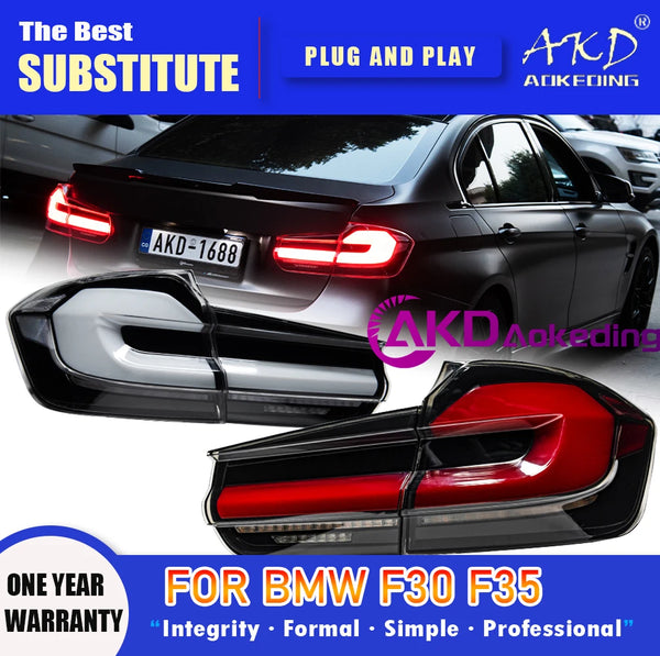 AKD Tail Lamp for BMW F30 F35 F80 LED Tail Light 2013-2019 3 series 320I 325I Rear Fog Brake Turn Signal Automotive Accessories