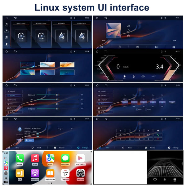 Linux 10.25" Touch Screen Display 1920*720 For BMW X5 E70 X6 E71 CCC CIC Wireless Carplay Android Auto Car Multimedia Player BT