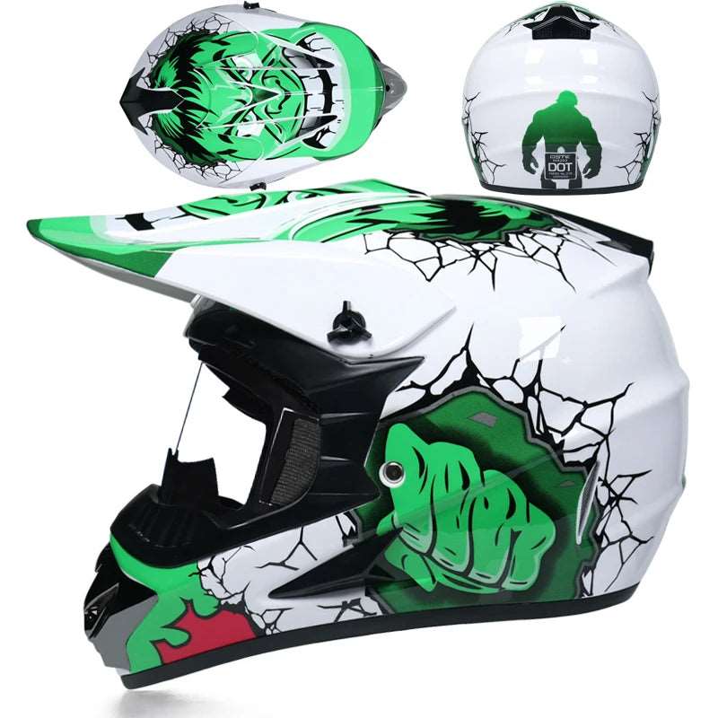 Lionstar Professional Unisex ABS Certified Motocross Helmet