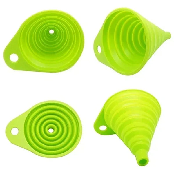 1 Foldable Funnel, Foldable Portable Funnel Suitable for Fuel Funnel, Beer Oil, Kitchen Accessory Tools