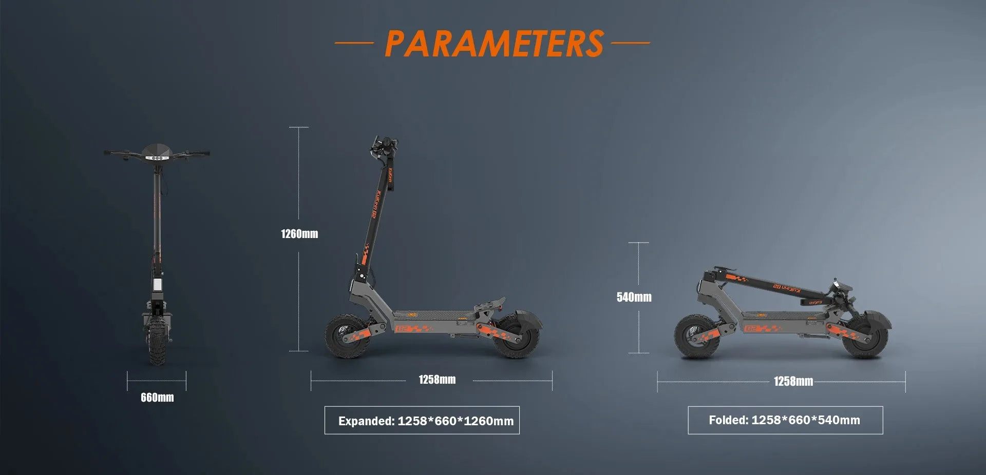 KuKirin G2 Electric Scooter 45km/h Max Speed 800W Motor 48V 15Ah Super Large Battey Electric Scooter