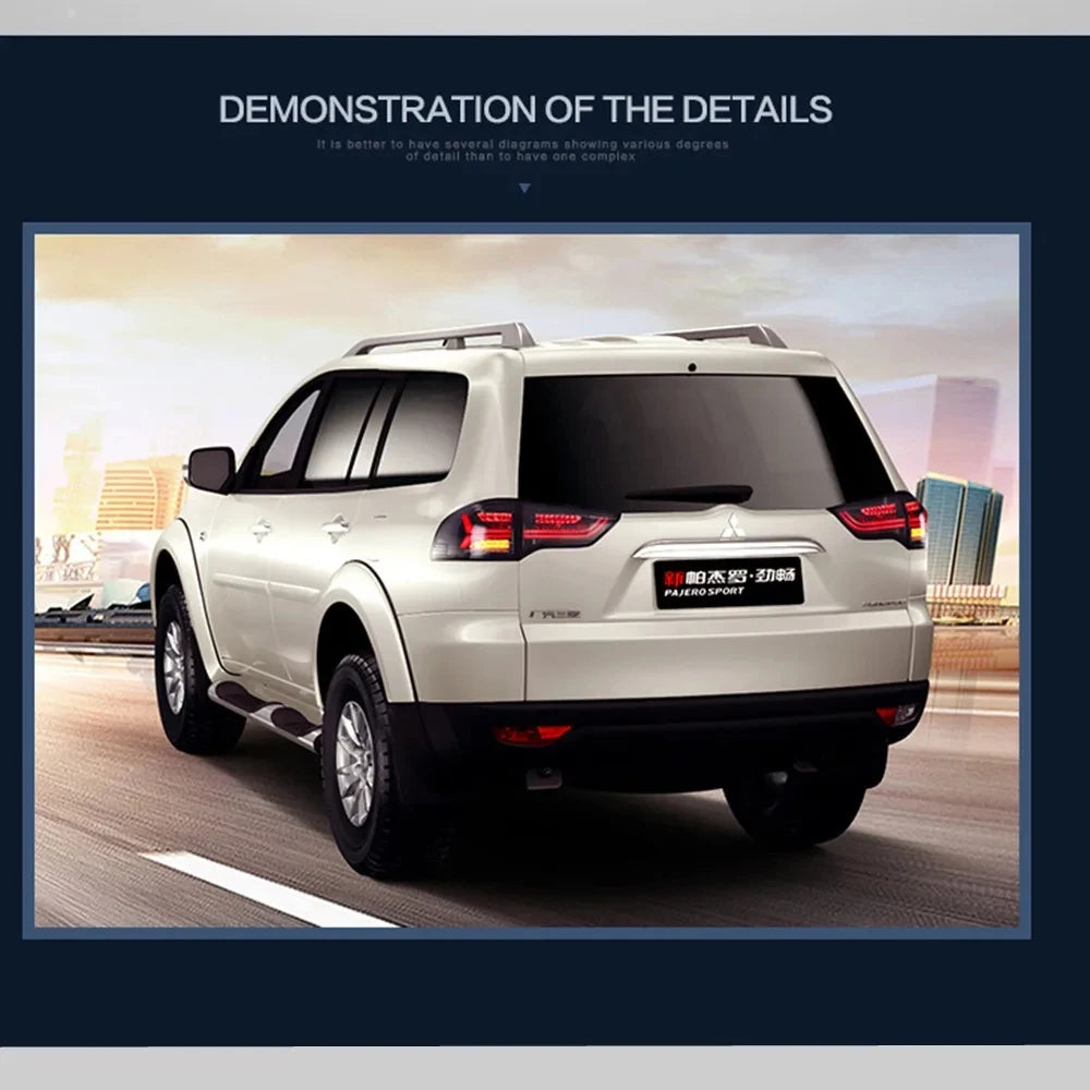 Tail Light For 2011-2015 Mitsubishi Montero Sport Pajero LED Rear Tail Lamp Brake Lights Rear Lamps Assembly Taillamp